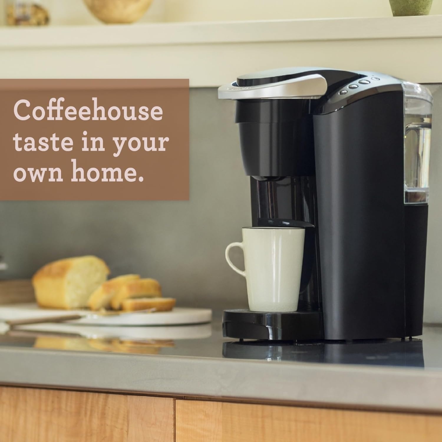 image:imageKeurig KCompact SingleServe KCup Pod Coffee Maker with 3 Brew Sizes Smart Start Feature 36oz Removable Reservoir BlackBlack