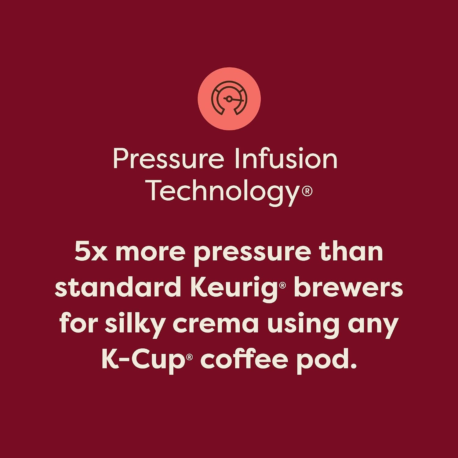 image:imageKeurig KCrema Single Serve KCup Pod Coffee Maker PressureInfusion ampamp MultiStream Technology Brews CremaTopped Coffee EspressoStyle Shots Classic Coffee Tea Cocoa 72 oz Removable Reservoir