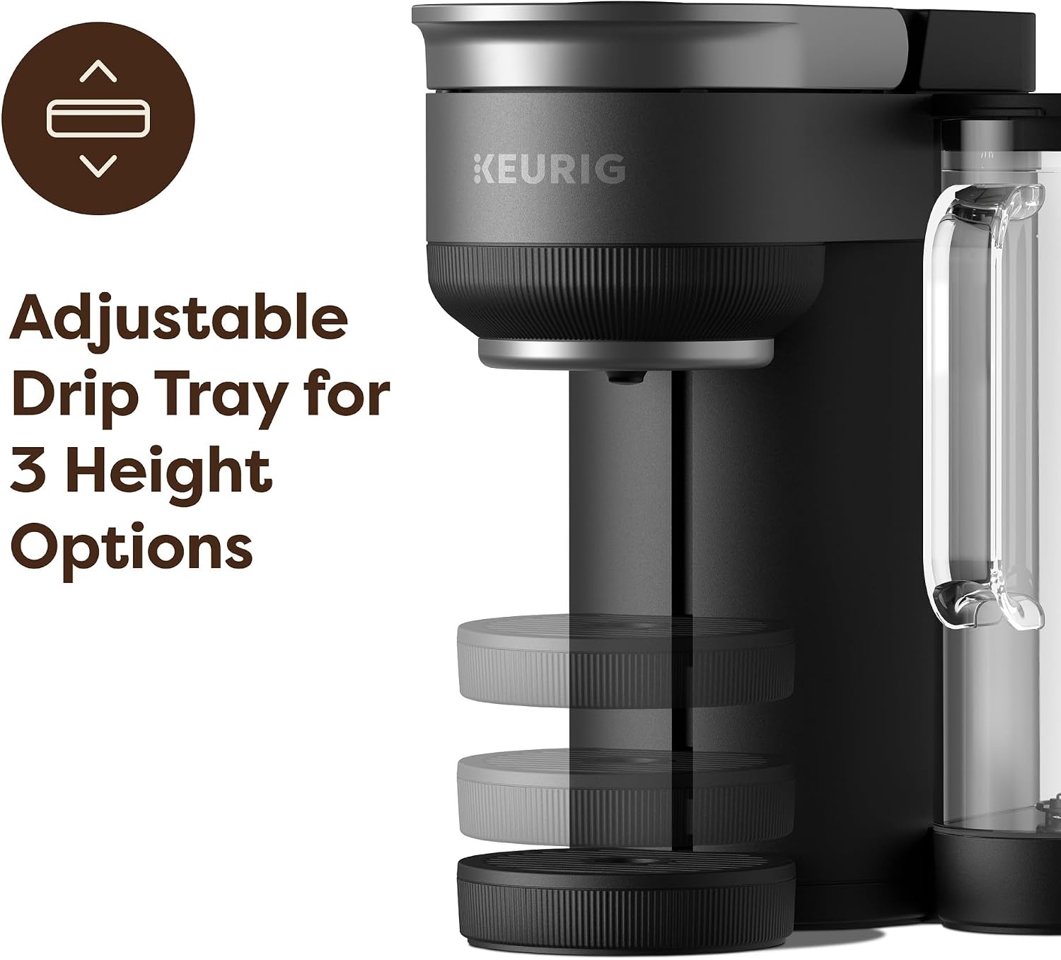 image:imageKeurig KCrema Single Serve KCup Pod Coffee Maker PressureInfusion ampamp MultiStream Technology Brews CremaTopped Coffee EspressoStyle Shots Classic Coffee Tea Cocoa 72 oz Removable Reservoir