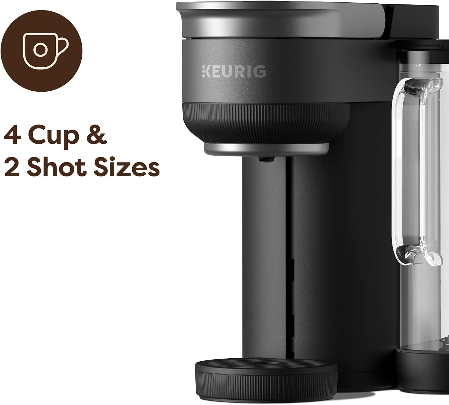 image:imageKeurig KCrema Single Serve KCup Pod Coffee Maker PressureInfusion ampamp MultiStream Technology Brews CremaTopped Coffee EspressoStyle Shots Classic Coffee Tea Cocoa 72 oz Removable Reservoir
