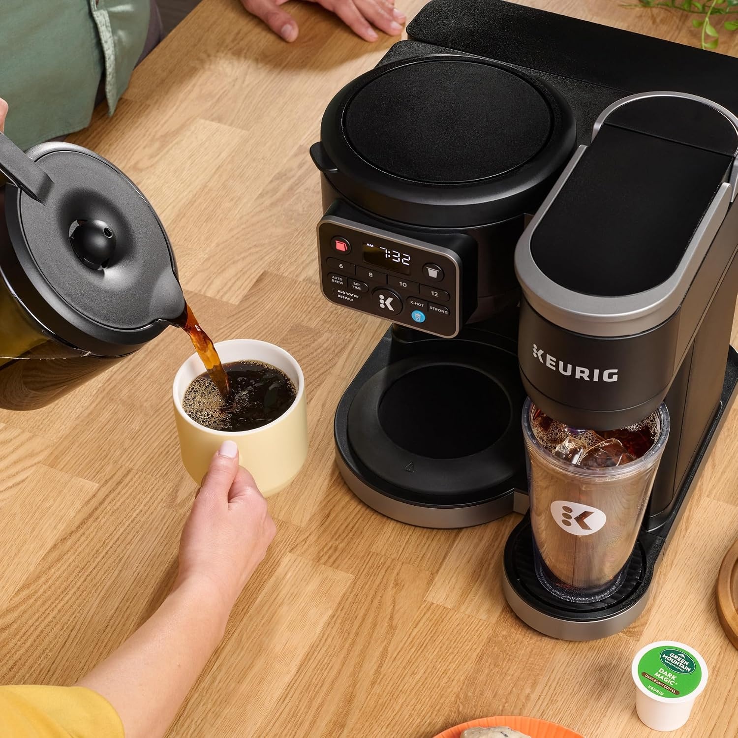 image:imageKeurig KDuo Hot ampamp Iced Single Serve ampamp Carafe Coffee Maker MultiStream Technology 72oz Reservoir Ideal for Holiday Hosting ampamp Gift Giving Gen 2