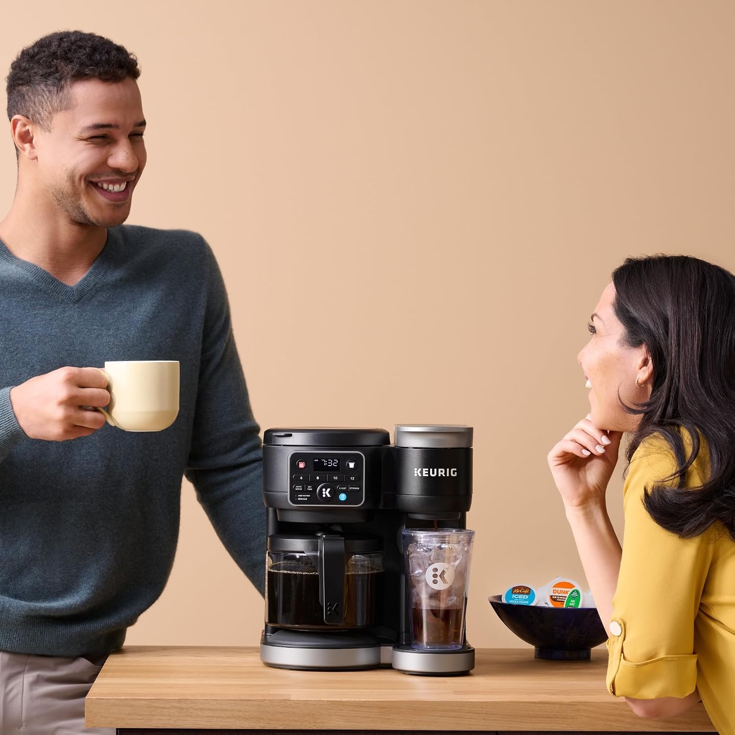 image:imageKeurig KDuo Hot ampamp Iced Single Serve ampamp Carafe Coffee Maker MultiStream Technology 72oz Reservoir Ideal for Holiday Hosting ampamp Gift Giving Gen 2