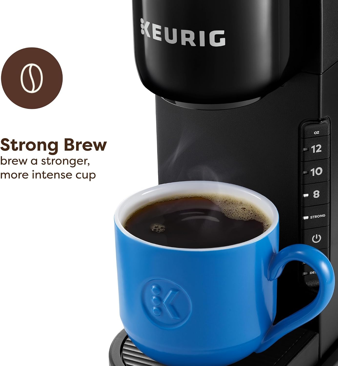 image:imageKeurig KExpress Single Serve Coffee Maker Strong Brew Option 42oz Reservoir Sleek Design for Holiday Hosting ampamp Gifting Warm StoneBlack
