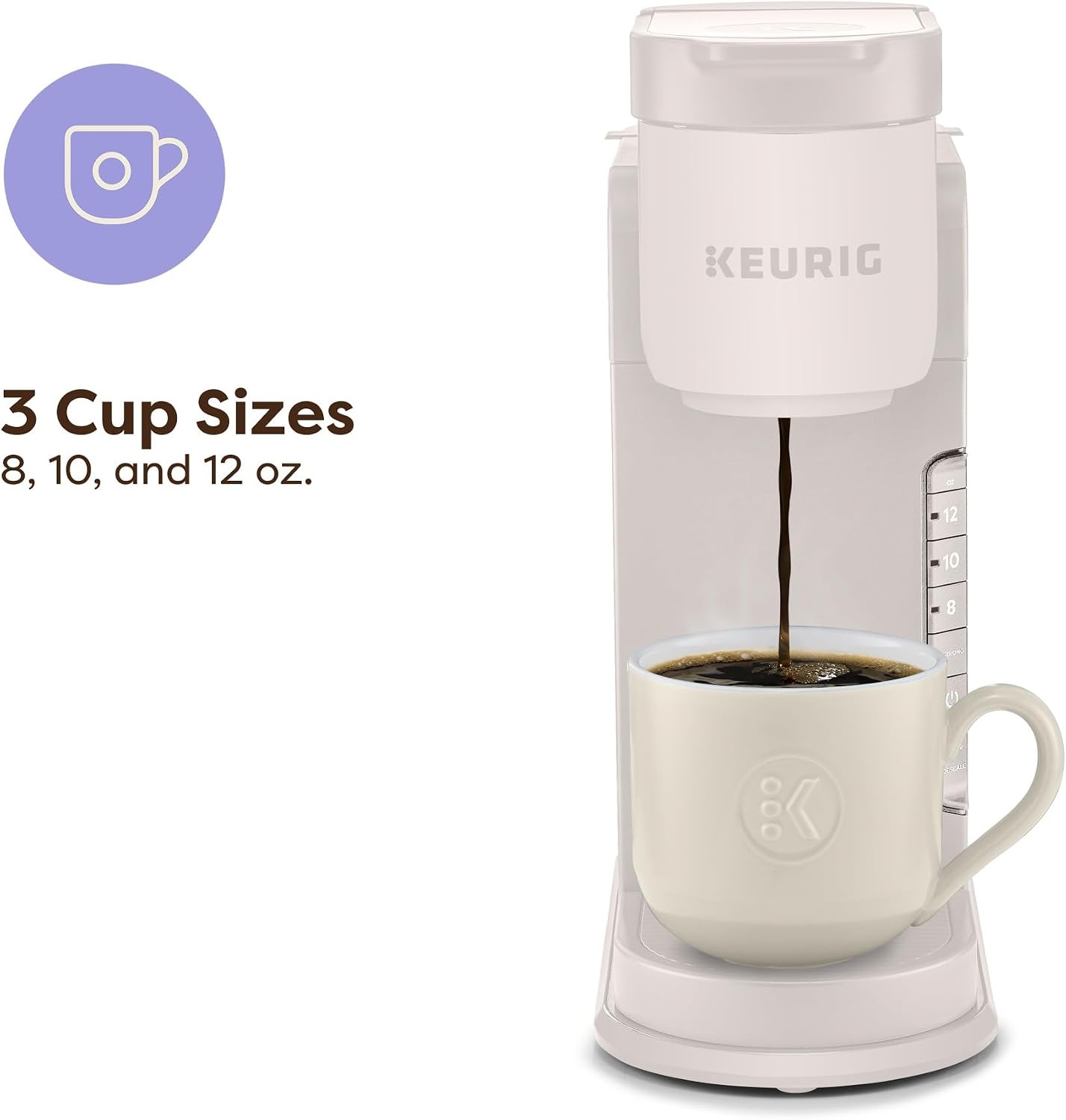 image:imageKeurig KExpress Single Serve Coffee Maker Strong Brew Option 42oz Reservoir Sleek Design for Holiday Hosting ampamp Gifting Warm StoneWarm Stone