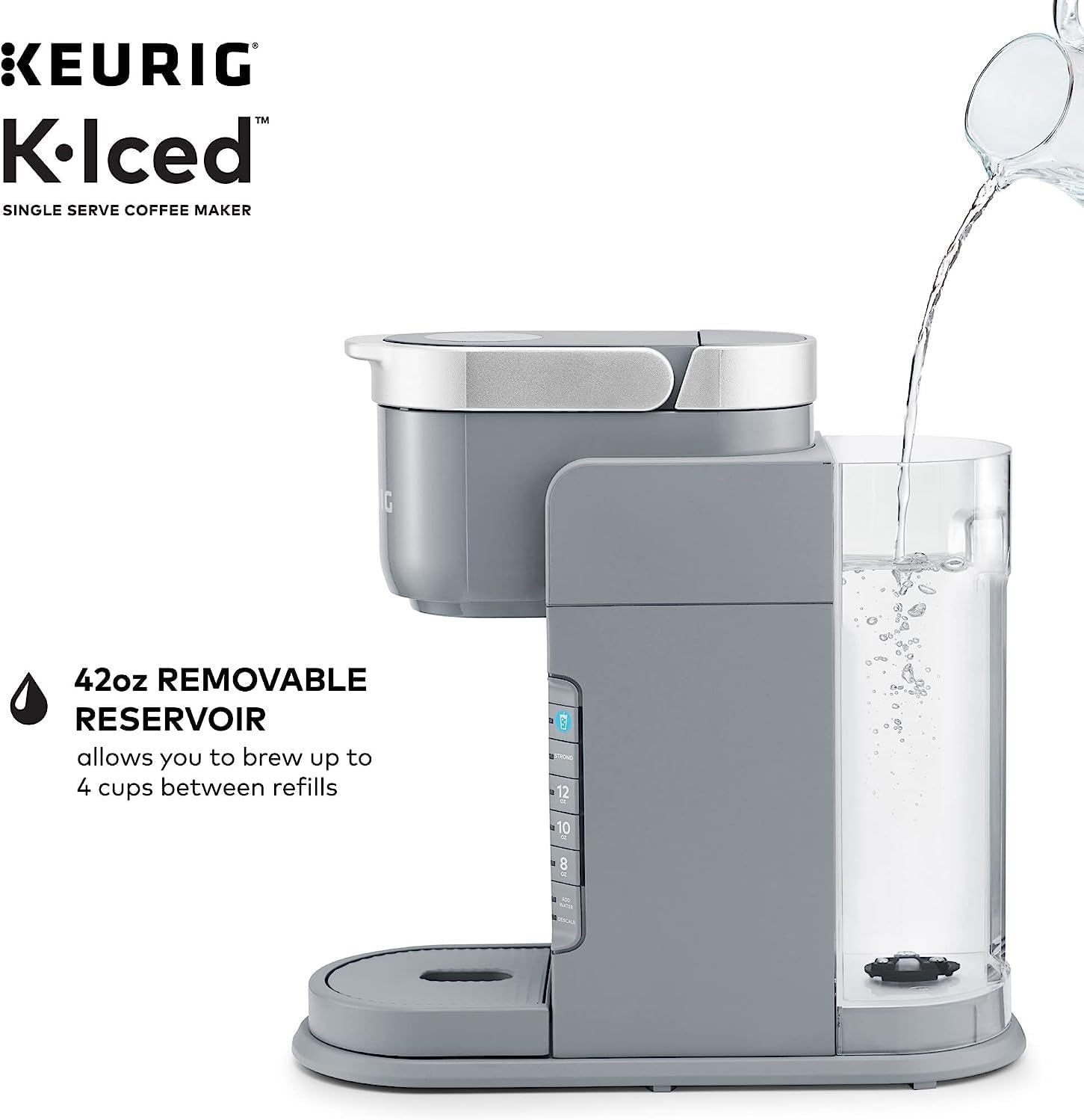 image:imageKeurig KIced Coffee Maker Single Serve KCup Pod Iced Coffee Maker and Green Mountain Coffee Roasters Brew Over Ice Classic Black Single Serve Keurig KCup Pods 72 count
