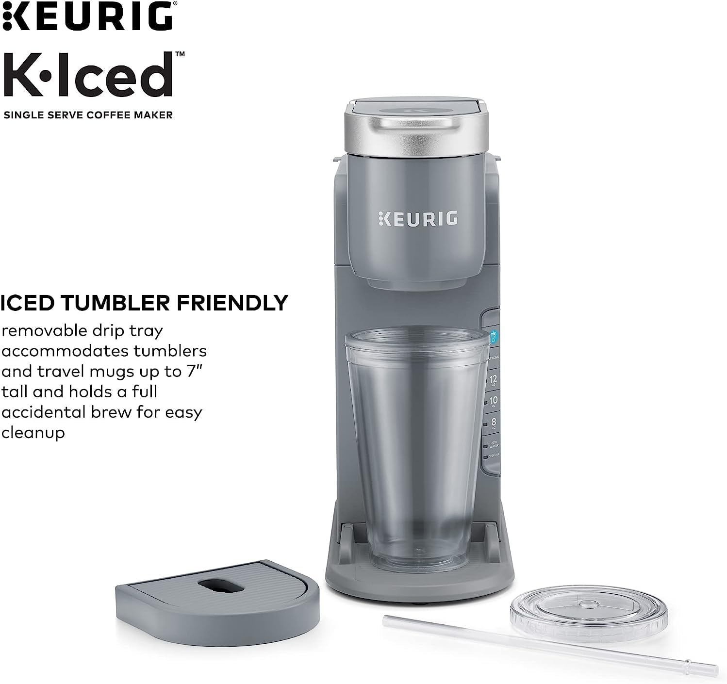 image:imageKeurig KIced Coffee Maker Single Serve KCup Pod Iced Coffee Maker and Green Mountain Coffee Roasters Brew Over Ice Classic Black Single Serve Keurig KCup Pods 72 count