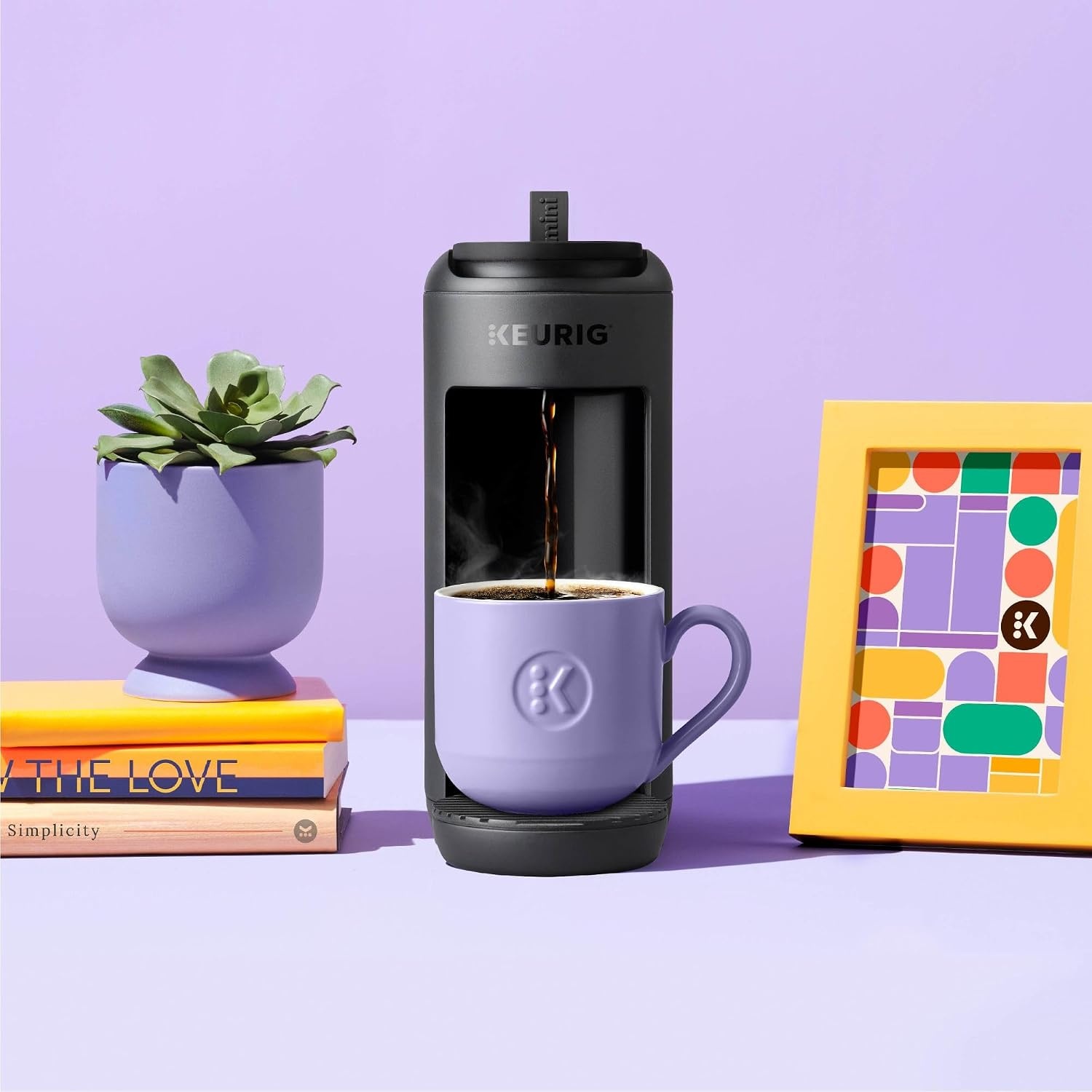 image:imageKeurig KMini Mate Single Serve Coffee Maker UltraCompact 4 Width Travel Mug Friendly Ideal Holiday Gift for Small Spaces Glamping GreenBlack