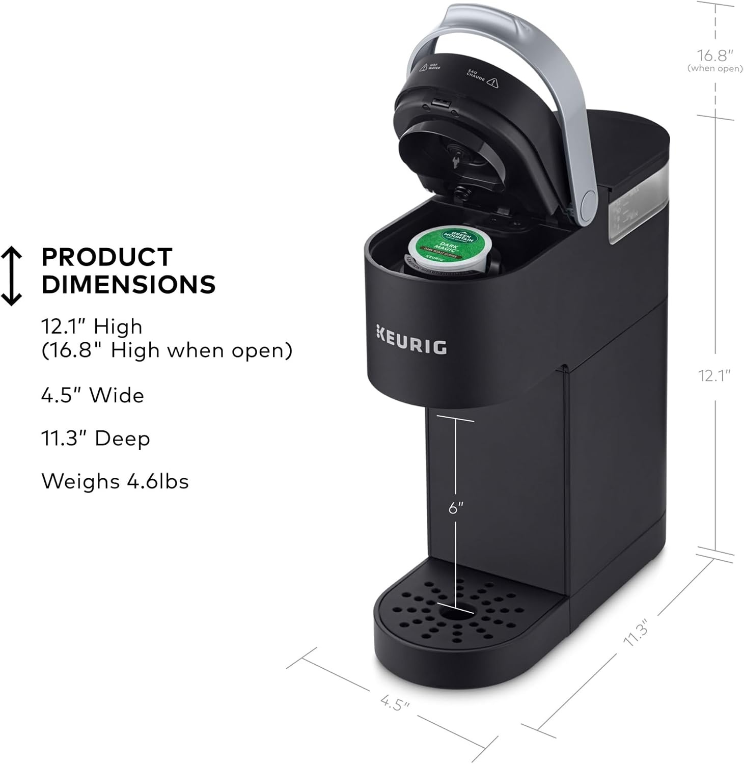 image:imageKeurig KMini Single Serve Coffee Maker OasisBlack