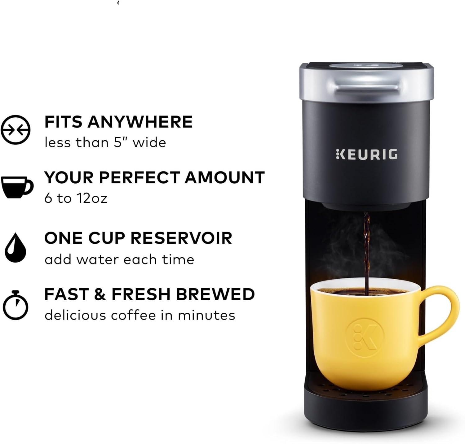 image:imageKeurig KMini Single Serve Coffee Maker OasisBlack