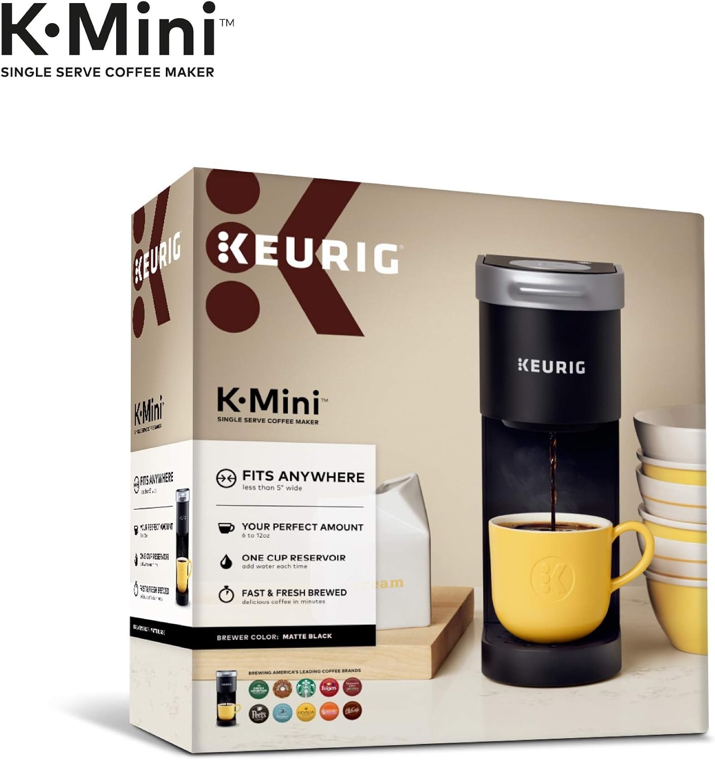 image:imageKeurig KMini Single Serve Coffee Maker OasisBlack