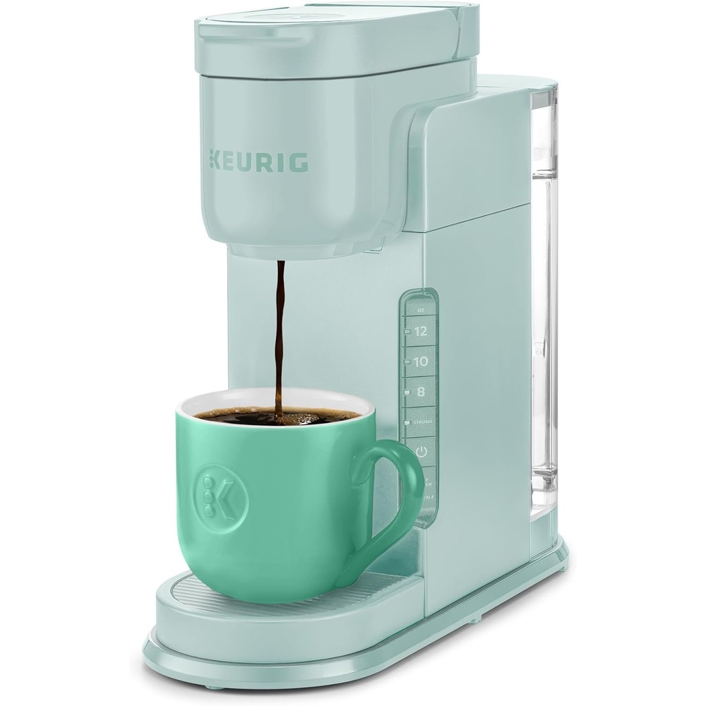 image:imageKeurig KExpress Single Serve Coffee Maker Strong Brew Option 42oz Reservoir Sleek Design for Holiday Hosting ampamp Gifting Warm StoneMint