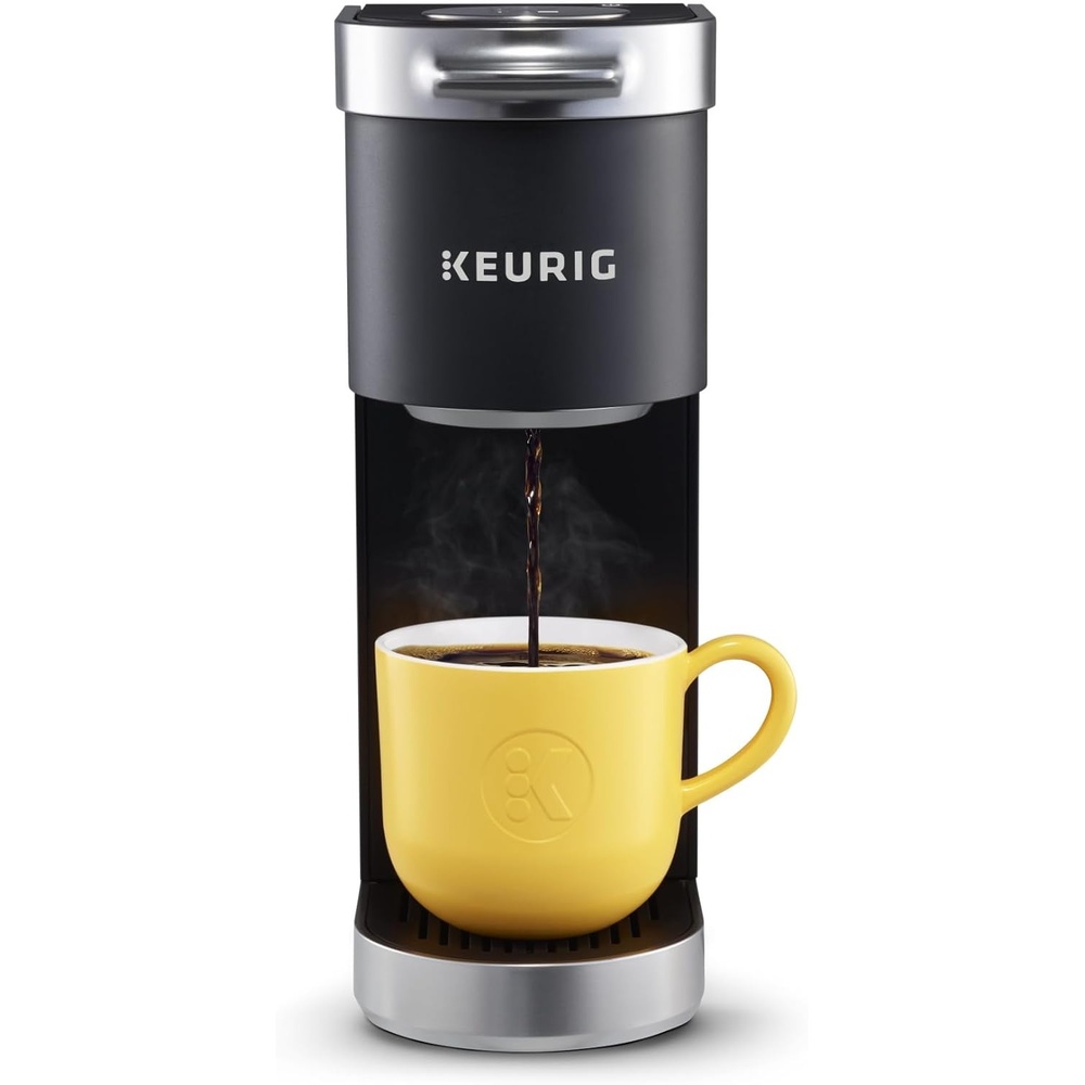 image:imageKeurig KMini Plus Single Serve KCup Pod Coffee Maker with 6 to 12oz Brew Size Stores up to 9 KCup Pods Travel Mug Friendly Cardinal RedMatte Black
