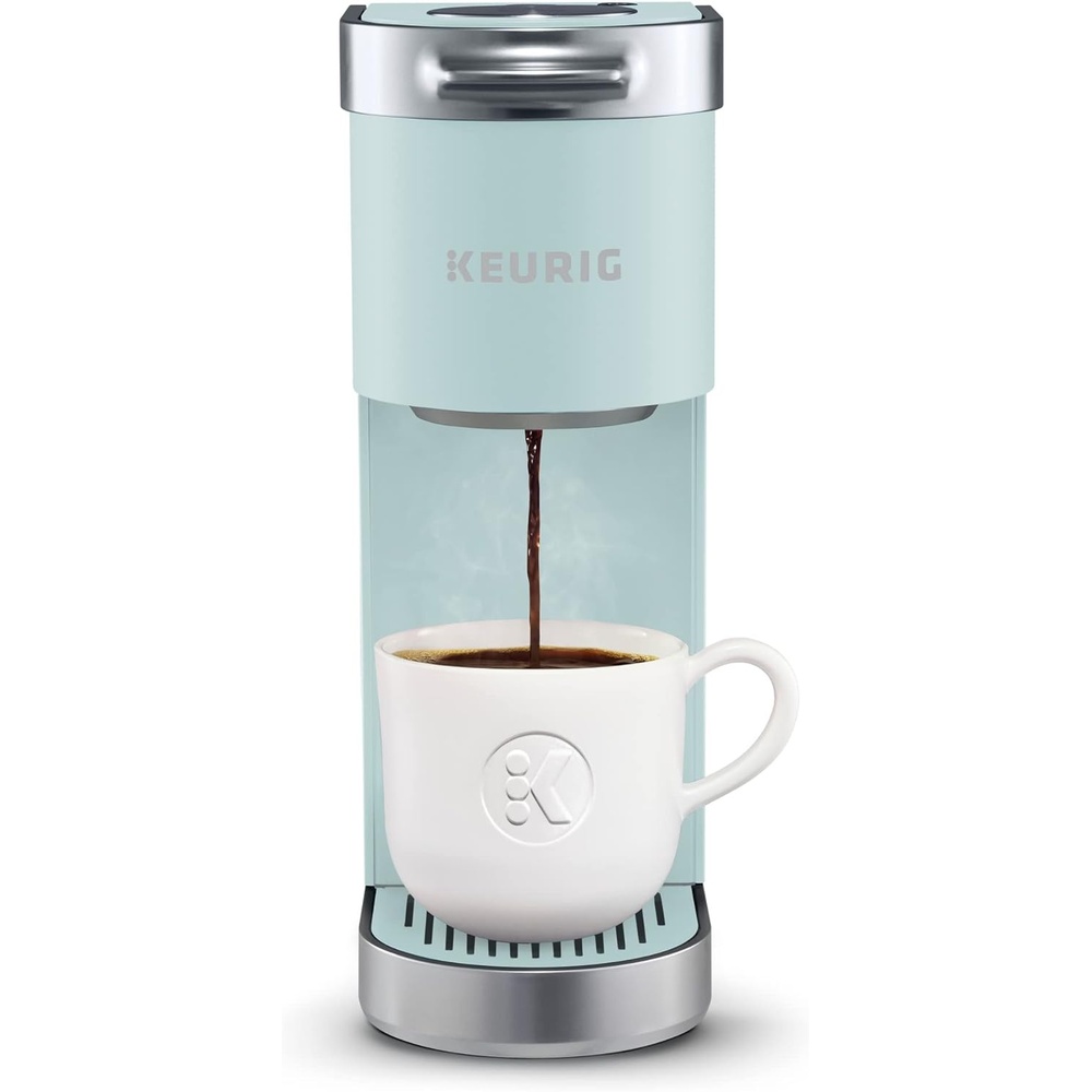 image:imageKeurig KMini Plus Single Serve KCup Pod Coffee Maker with 6 to 12oz Brew Size Stores up to 9 KCup Pods Travel Mug Friendly Cardinal RedMisty Green