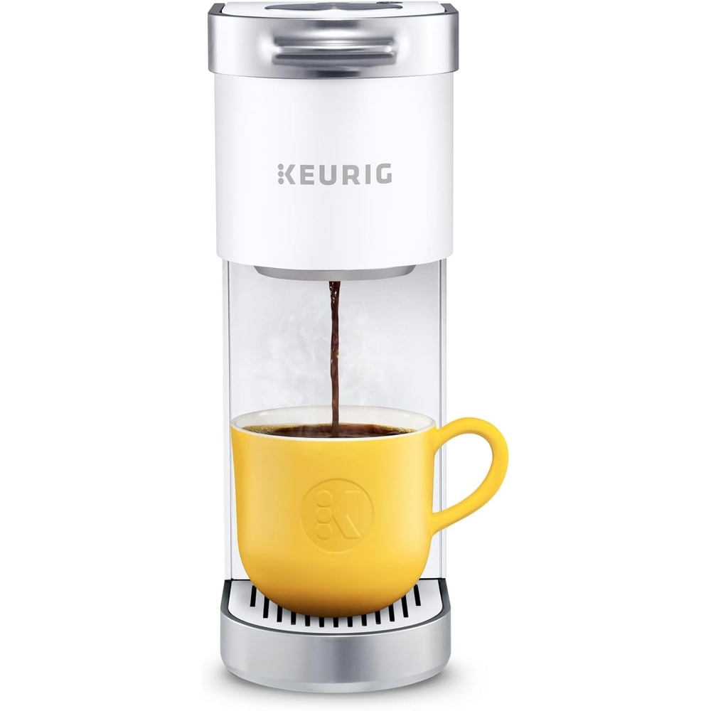 image:imageKeurig KMini Plus Single Serve KCup Pod Coffee Maker with 6 to 12oz Brew Size Stores up to 9 KCup Pods Travel Mug Friendly Cardinal RedWhite