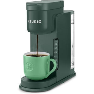 Keurig K-Express Single Serve Coffee Maker – Strong Brew Option, 42oz Reservoir, Sleek Design for Holiday Hosting & Gifting, Warm Stone(Evergreen)
