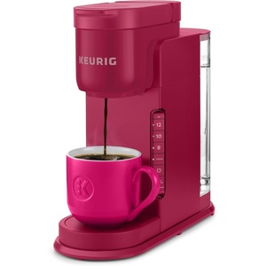 Keurig K-Express Single Serve Coffee Maker – Strong Brew Option, 42oz Reservoir, Sleek Design for Holiday Hosting & Gifting, Warm Stone(Holiday Berry)